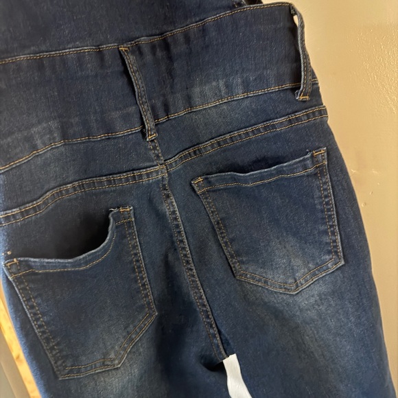 SHEIN Blue Skinny Overalls - Picture 7 of 10